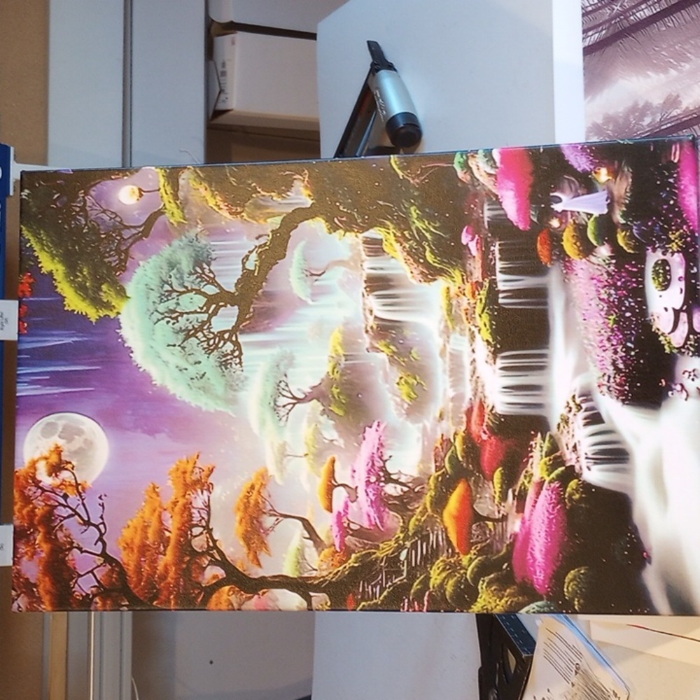 Canvas picture Dreamy Waterfall